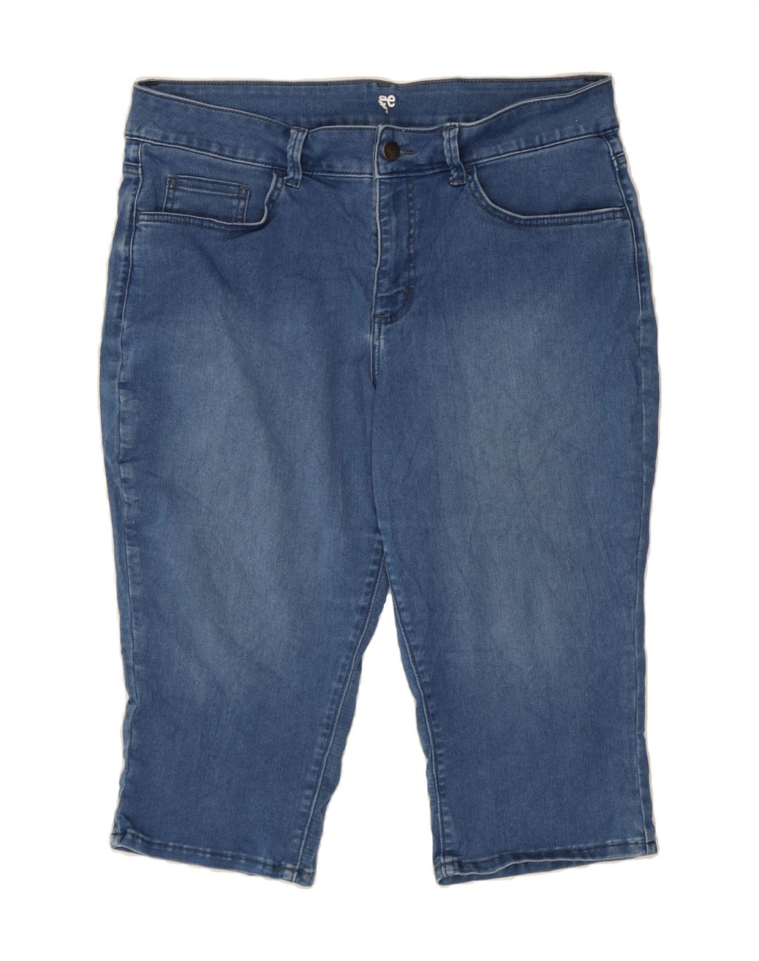 LEE Womens Bermuda Denim Shorts US 16 2XL W38  Blue Cotton Vintage Lee and Second-Hand Lee from Messina Hembry 