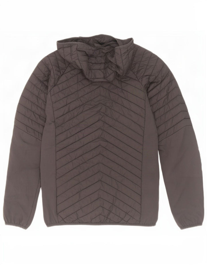 Męska ocieplana kurtka z kapturem Mountain Warehouse UK 34 XS, szary poliester