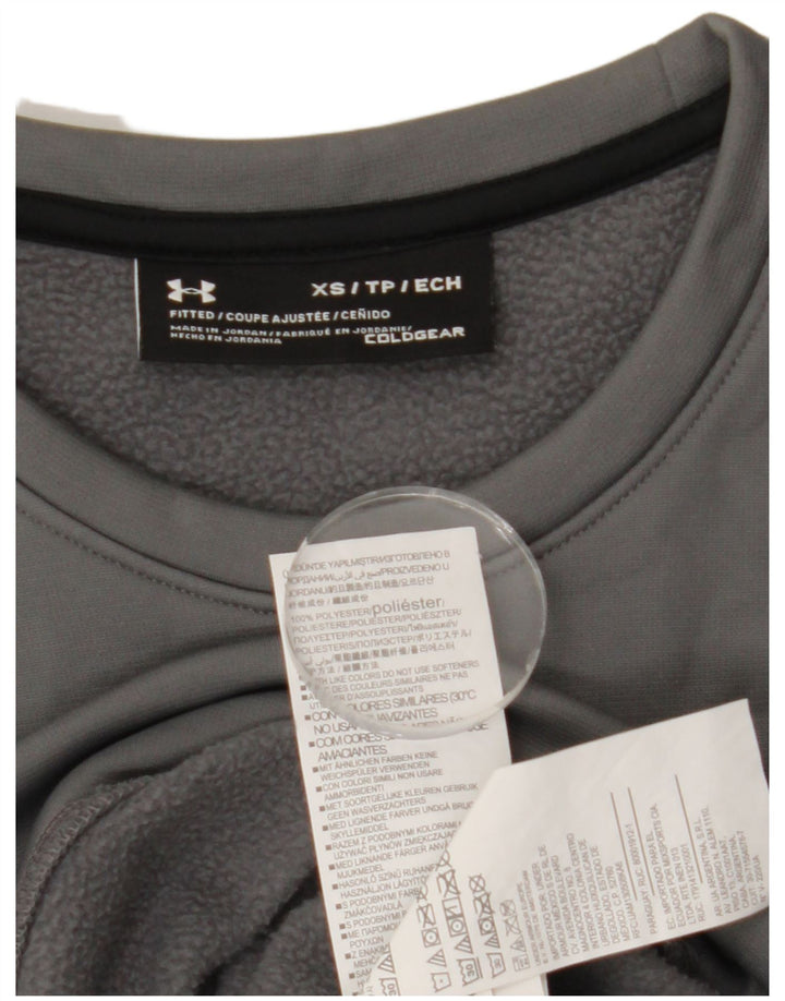 Męska bluza Under Armour Cold Gear Sweter XS Szary poliester