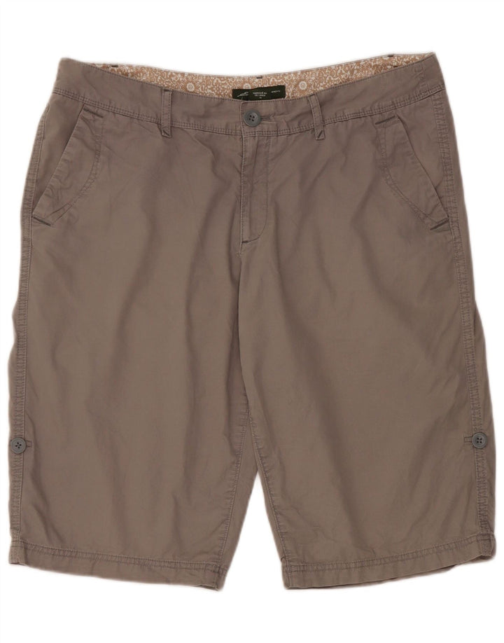 Damskie spodenki Chino Eddie Bauer US 12 Large W34 Szara bawełna