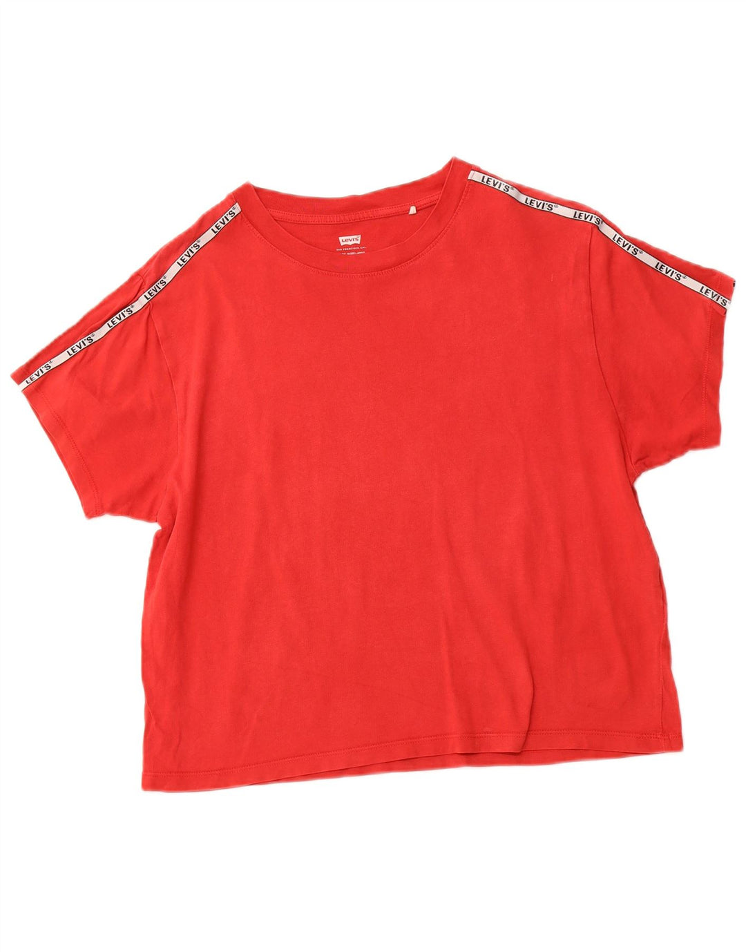 Damski t-shirt LEVI'S Crop Top UK 12 w kolorze średniej czerwieni