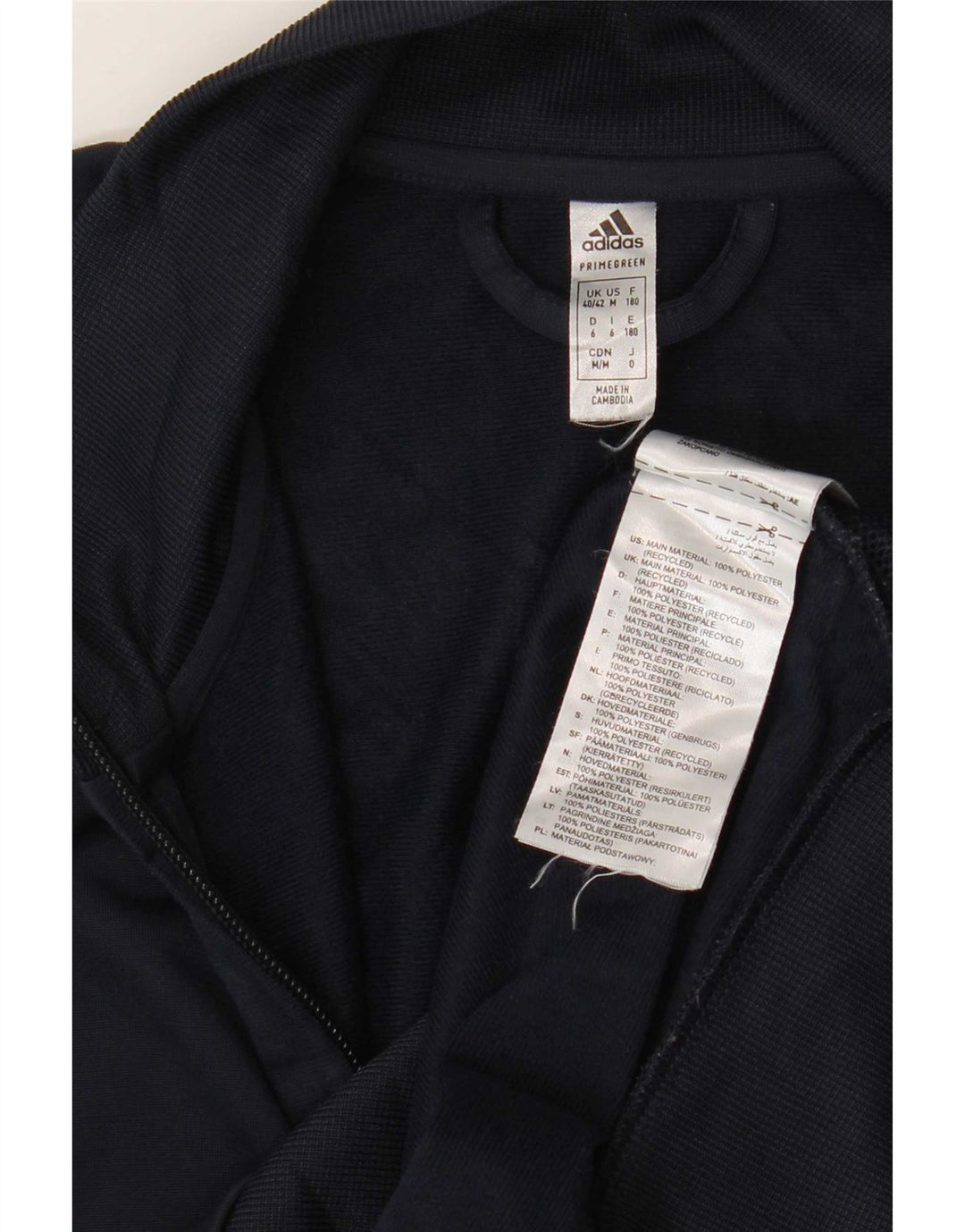 Męska kurtka dresowa Adidas Graphic UK 40/42 Średni granat