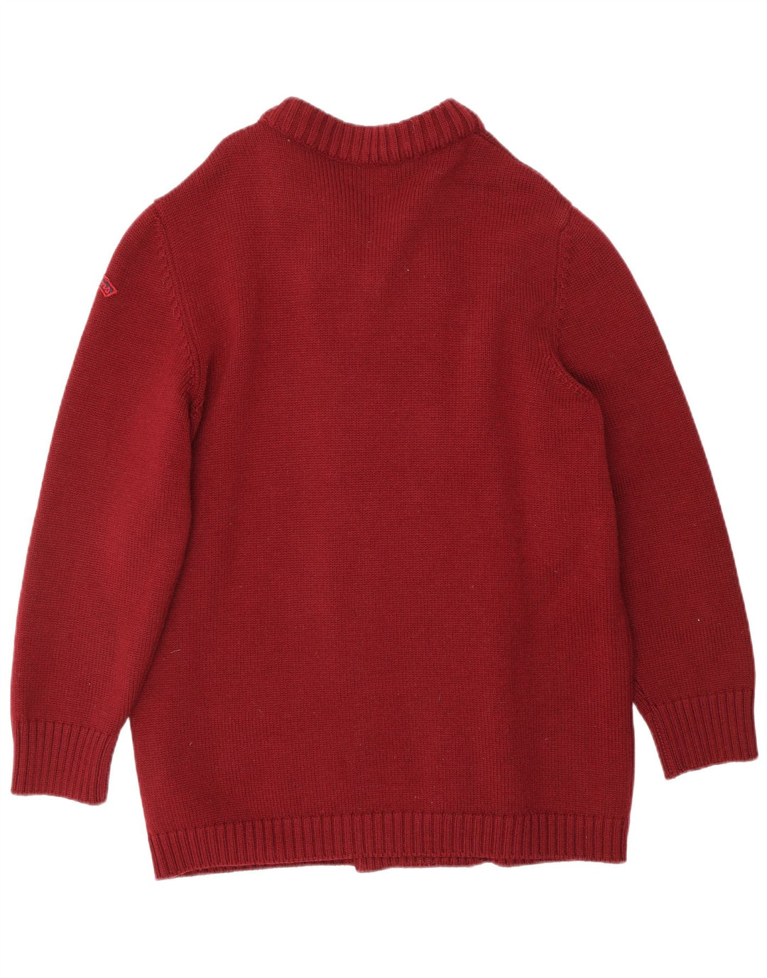 Sweter męski w stylu vintage, średni burgund