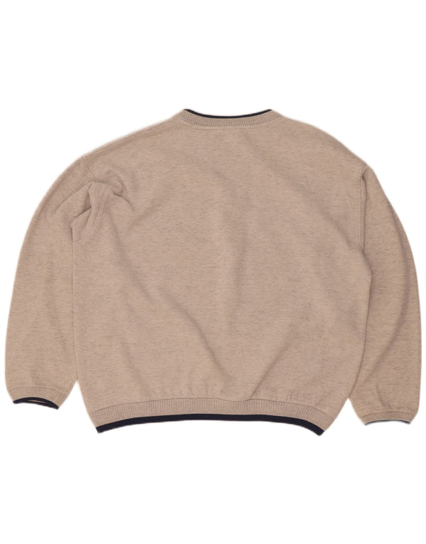 Męska bluza z grafiką Boston, sweter XL, szara bawełna