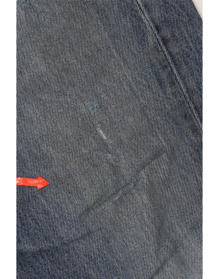 Męskie jeansy Levi's 505 w trudnej sytuacji W33 L30 Niebieska bawełna