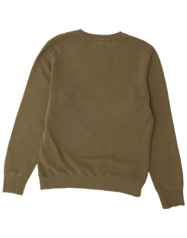 Męski sweter z grafiką Superdry XL, bawełniany khaki