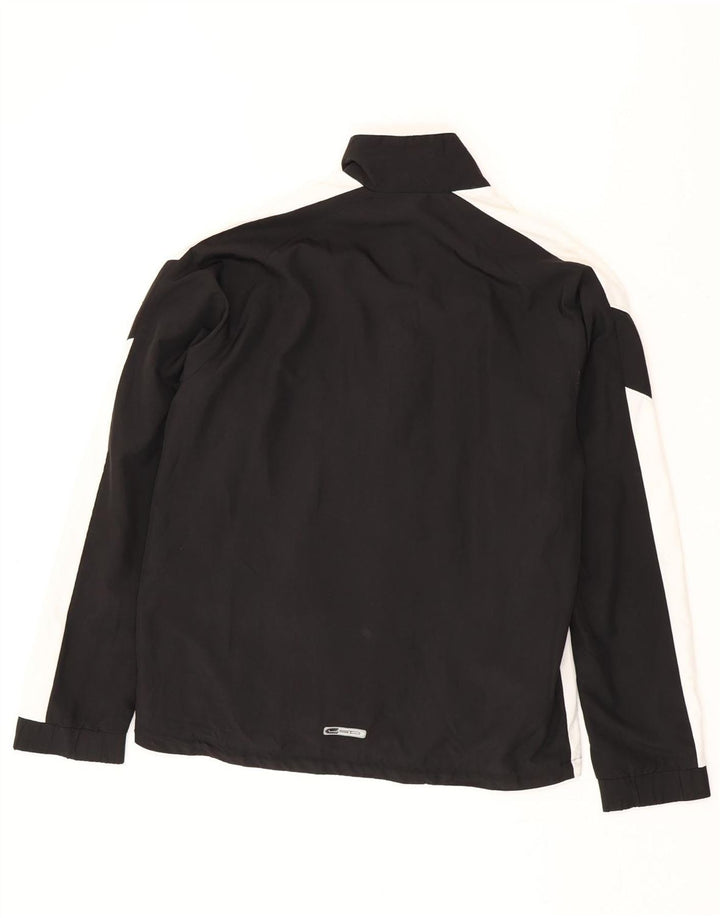 Chłopięca kurtka dresowa Puma 13-14 lat XL, czarna, poliester z blokami kolorów