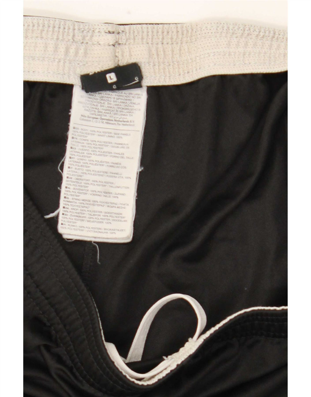 Męskie spodenki sportowe Nike Dri Fit, duże, czarne, poliestrowe