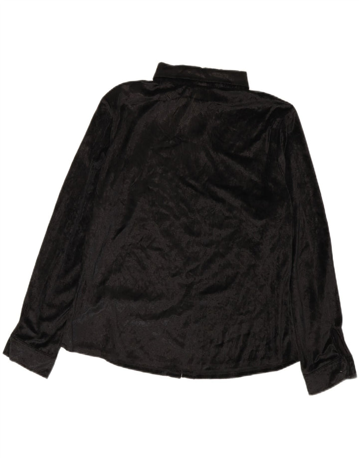 Damska bluzka koszulowa Trend UK 20 2XL Czarny poliester