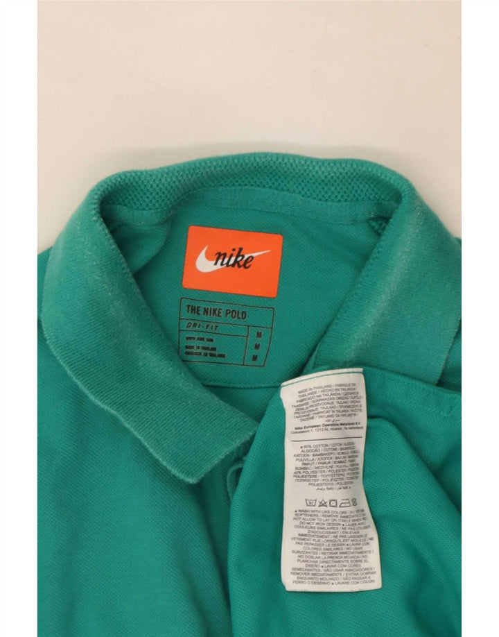 Męska koszulka polo Nike Dri Fit, średnia, zielona bawełna