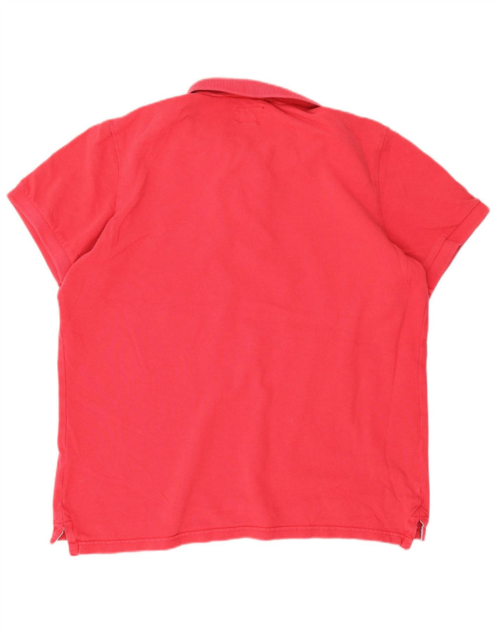 Męska koszulka polo Superdry XL, czerwona, bawełniana