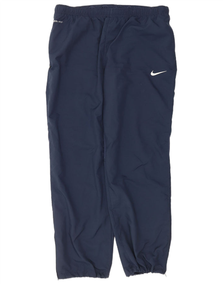 Męskie spodnie dresowe Nike Dri Fit XL, granatowe, poliestrowe