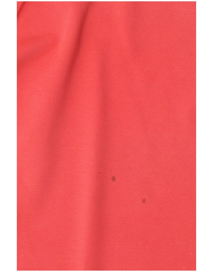 Damska koszulka polo Lacoste, rozmiar 46 XL, różowa, bawełniana