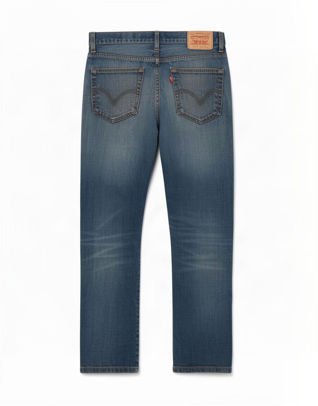 Męskie jeansy Levi's 752 Straight W32 L32 Niebieskie