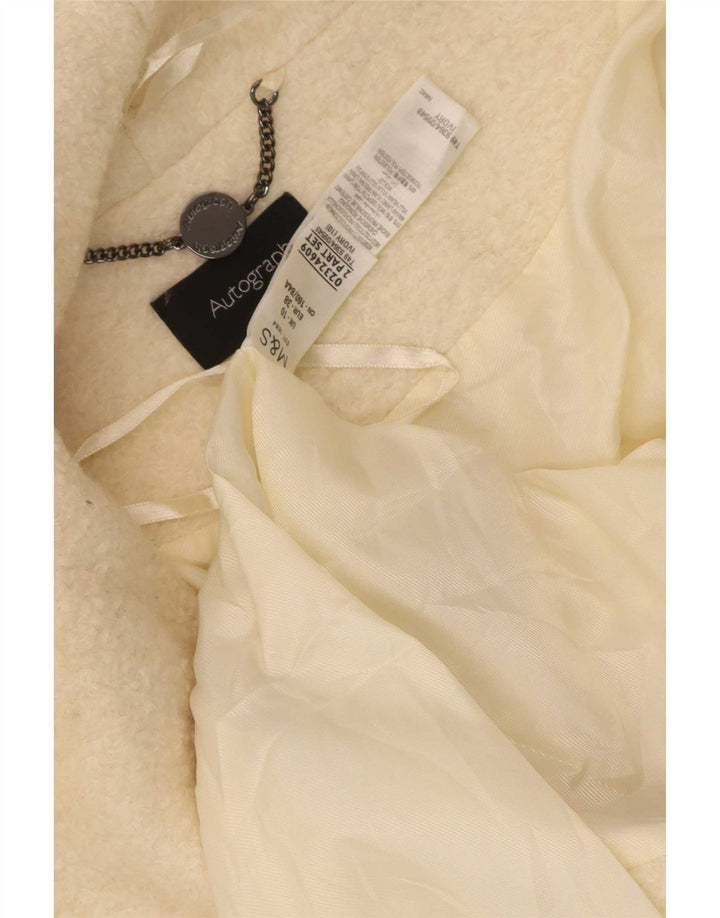 Marks & Spencer Damski płaszcz oversize UK 10 Small Beżowa wełna