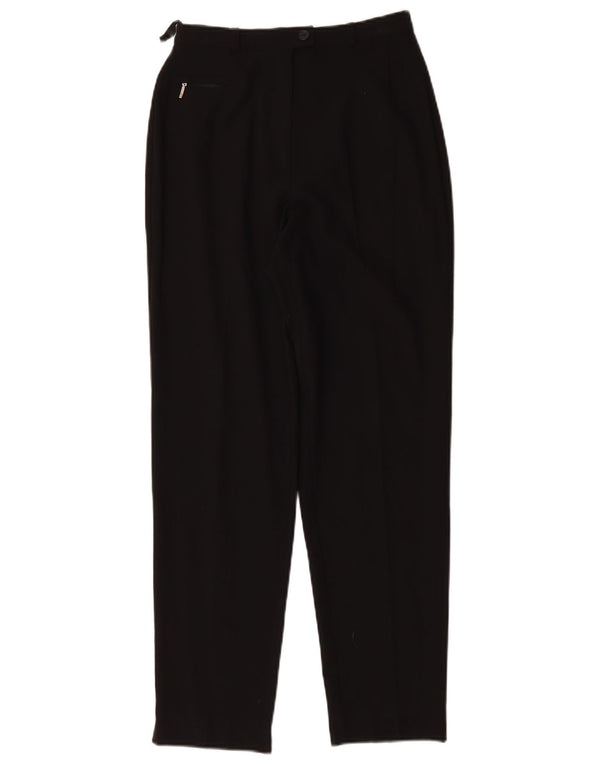 Marks & Spencer Damskie zwężane spodnie garniturowe UK 8 Small W26 L27 Czarne