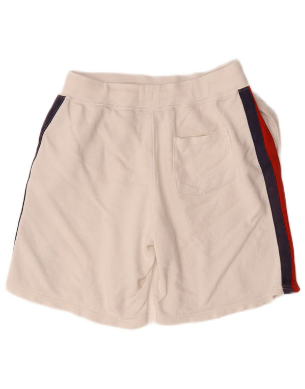 Chłopięce spodenki sportowe Polo Ralph Lauren 14-15 lat, duże, białe, z blokami kolorów