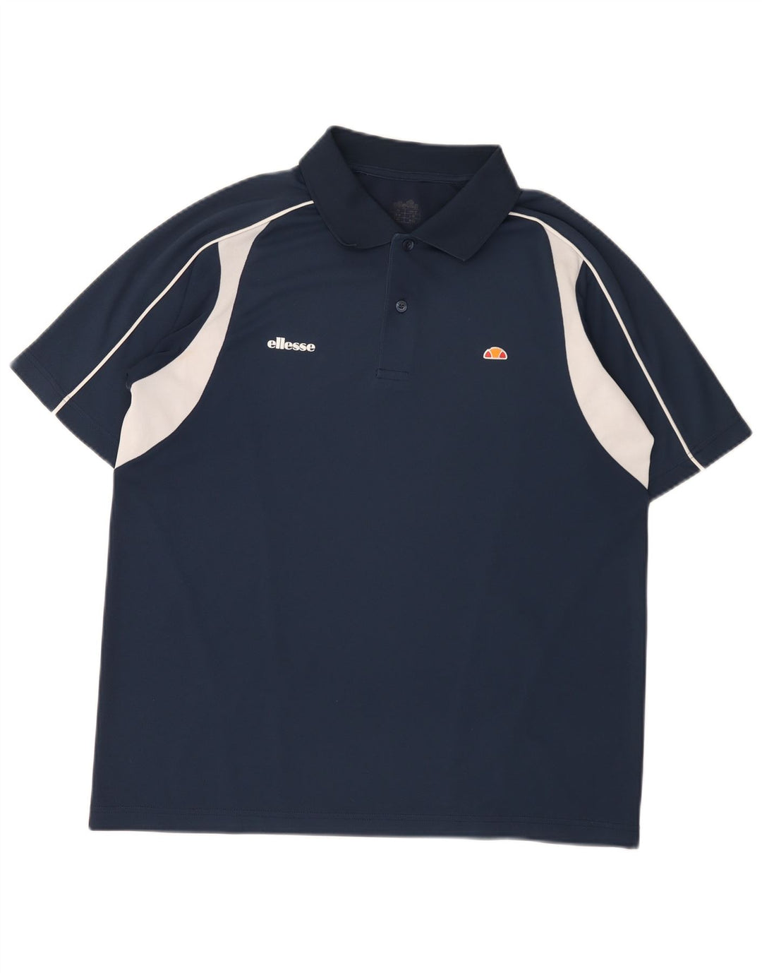 Męska koszulka polo Ellesse, średni granat, kolor blokowy