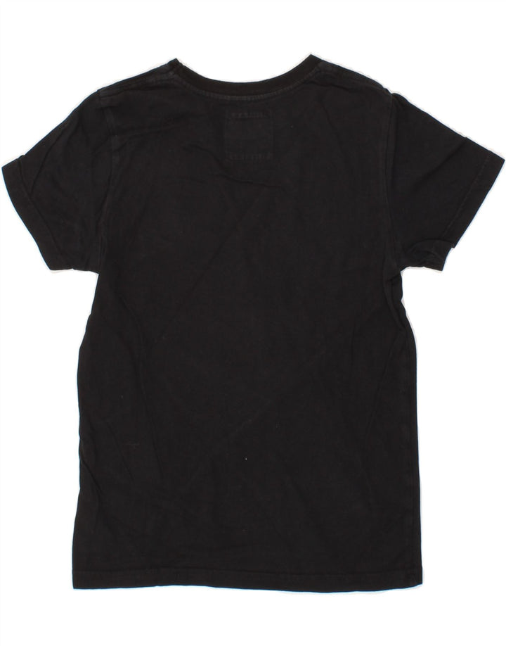 LEVI'S Boys Graphic T-Shirt Top 9-10 Years Black Vintage Levi's and Second-Hand Levi's from Messina Hembry 