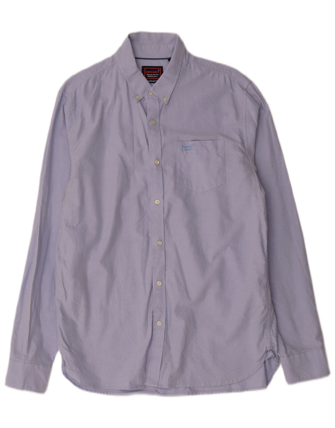 Koszula męska Superdry XL, niebieska, bawełniana