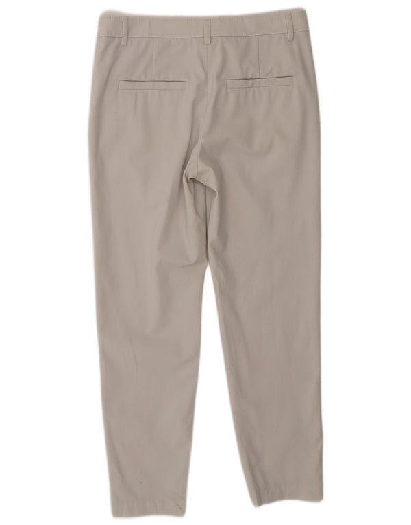 Damskie zwężane spodnie Chino Brunello Cucinelli IT 42 Medium W32 L27 Szare