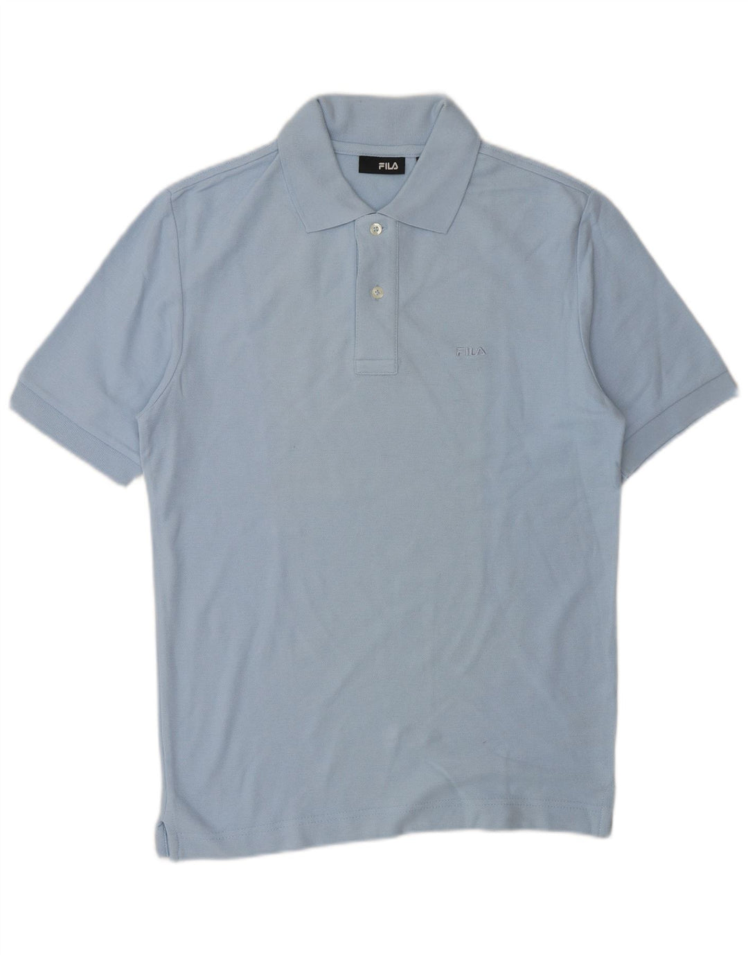 Męska koszulka polo FILA, mała, niebieska, bawełniana