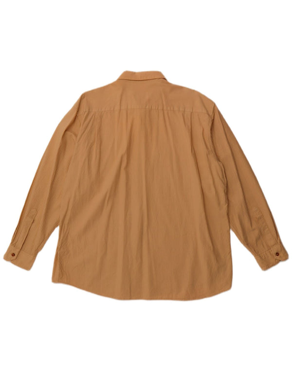 Vintage Mens Shirt Large Beige