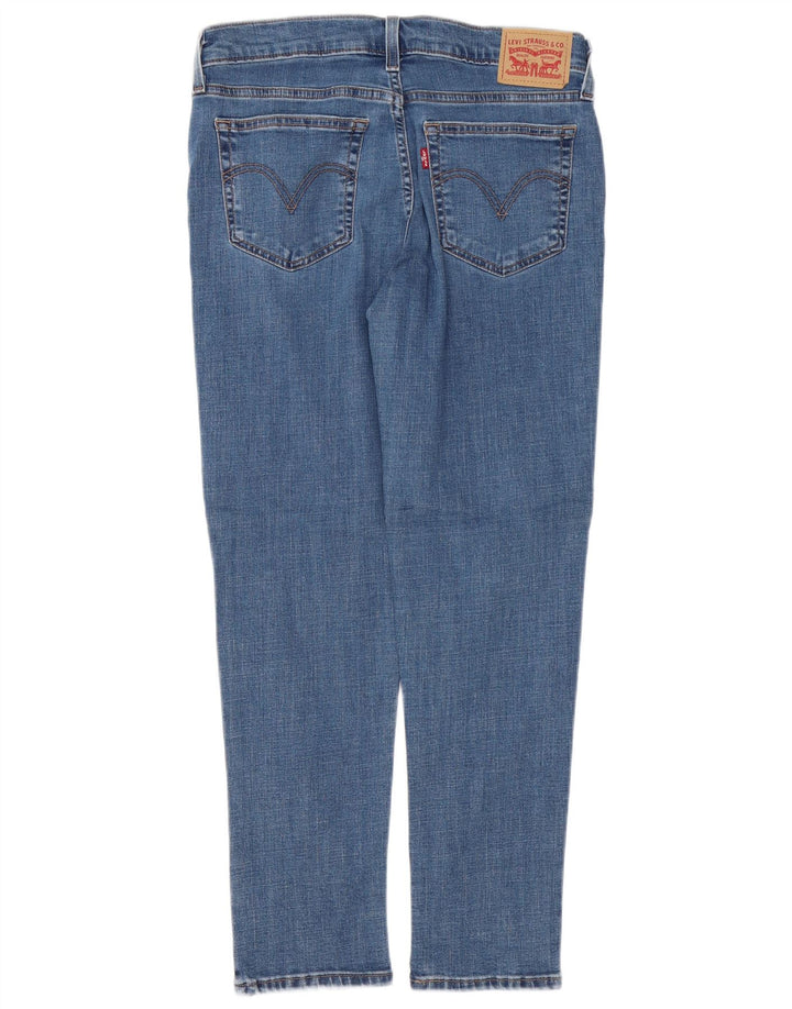 Damskie jeansy slim fit LEVI'S Boyfriend W27 L27 Niebieska bawełna