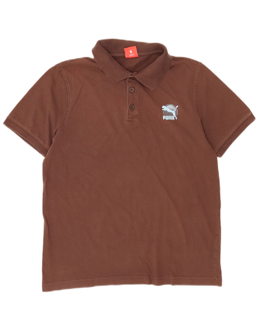 Męska koszulka polo Puma, duża, brązowa