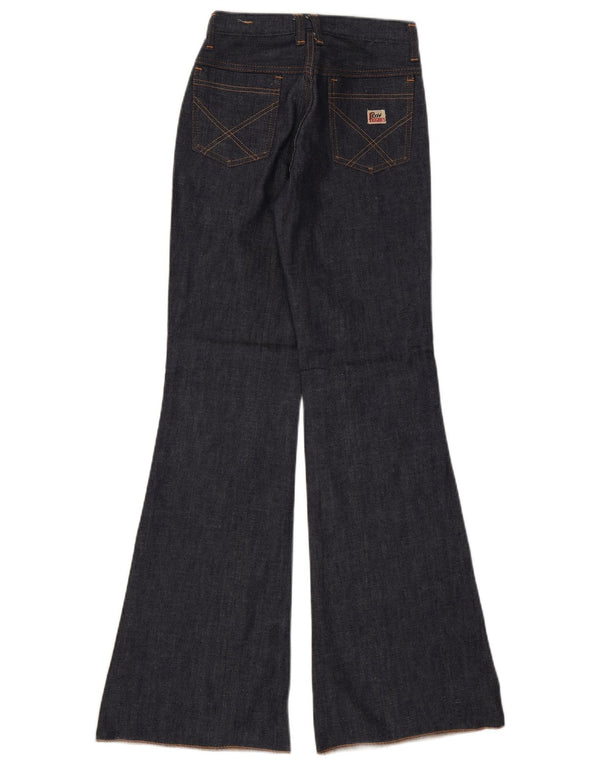 Roy Rogers Womens Flared Jeans W26 L32 Navy Blue