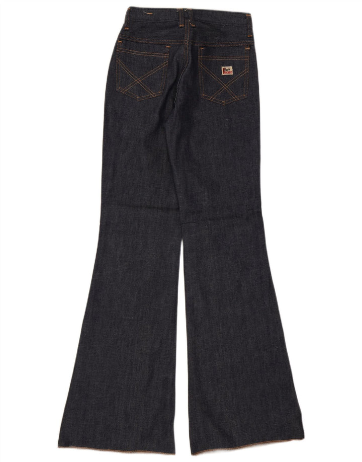 Damskie jeansy rozkloszowane Roy Rogers W26 L32 granatowe