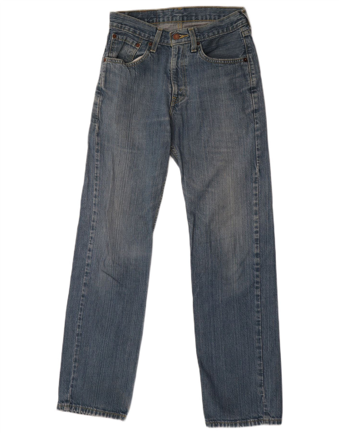 Damskie jeansy Levi's 751 Straight W28 L32 Niebieskie bawełniane