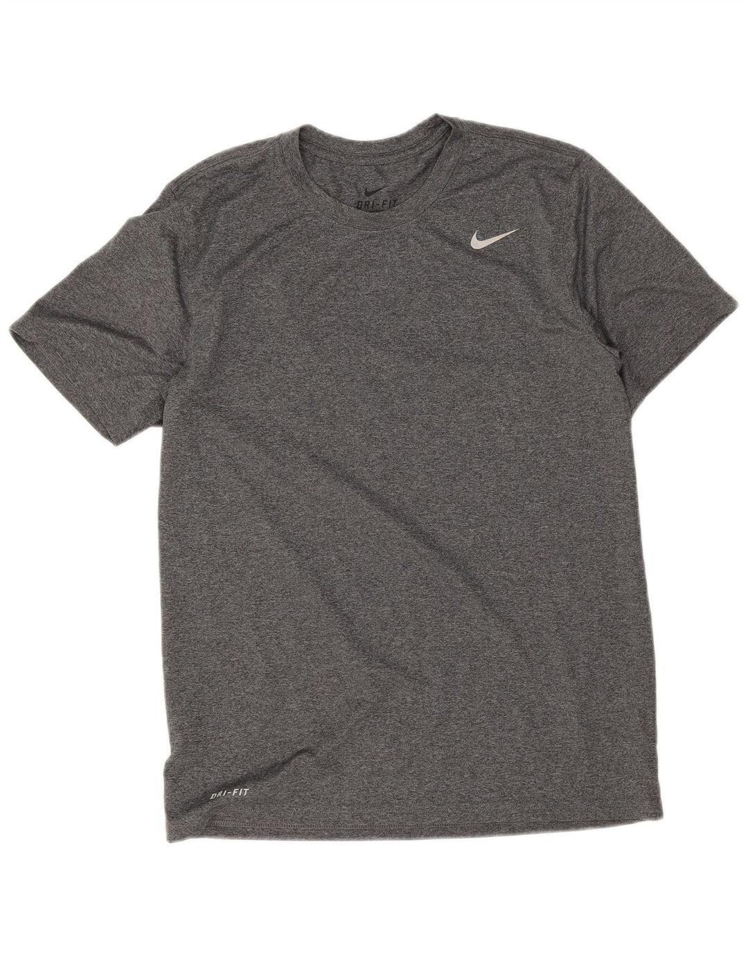 Męski T-shirt Nike Dri Fit, duży, szary, nakrapiany poliester
