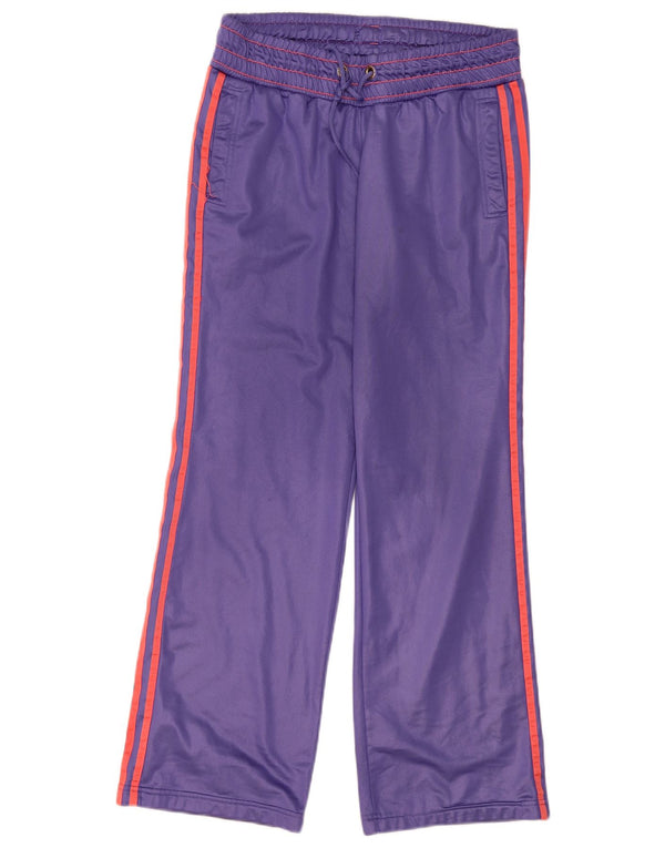 Damskie spodnie dresowe Adidas UK 14 Średni fioletowy poliester