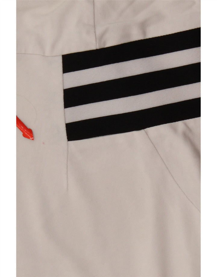 Adidas Męska Koszulka Top Średnia Biała Bawełna