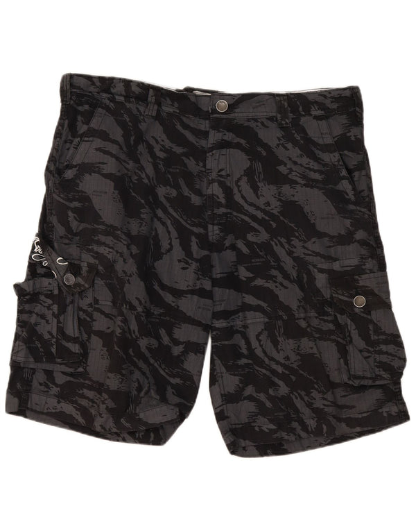 Męskie spodenki cargo Billabong W40 XL w szarym kamuflażu