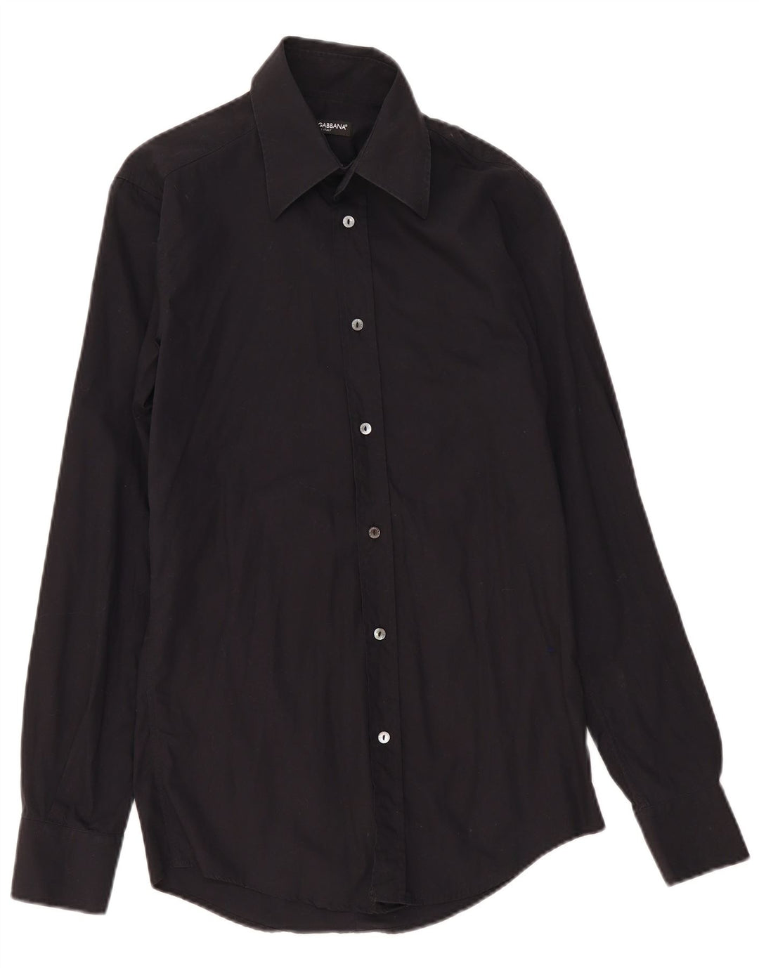 Koszula męska Dolce & Gabbana, rozmiar 39 15 1/2, średnia czarna bawełna