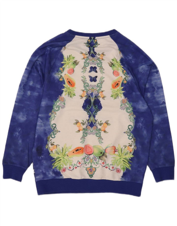 Damska bluza Adidas Graphic Oversize Jumper UK 10 Small Blue