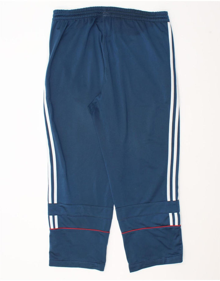 Męskie spodnie dresowe Adidas UK 40/42 Średni niebieski poliester