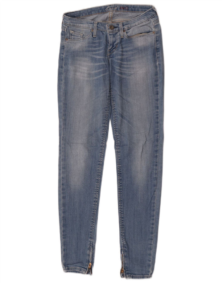 Damskie jeansy Levi's Skinny W24 L32 Niebieskie bawełniane
