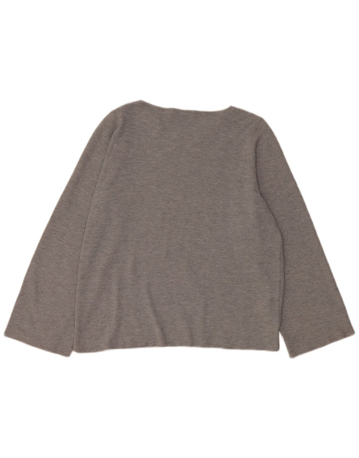 Damska koszulka Zara Trafaluc Oversize z długim rękawem UK 10 Small Grey