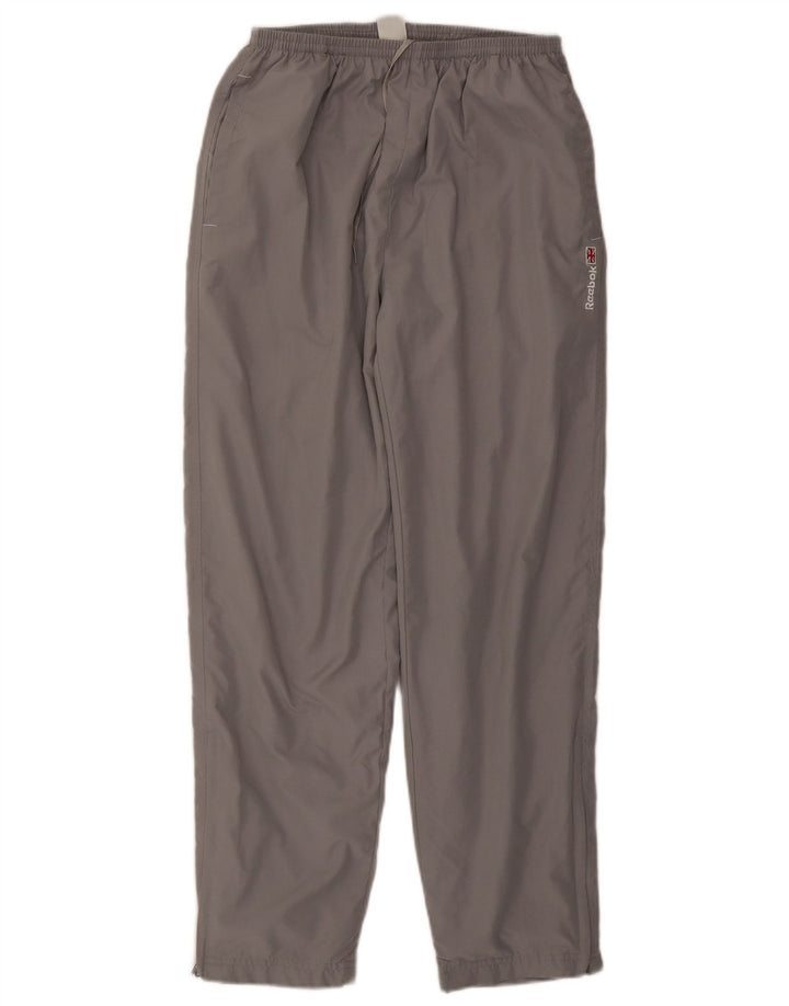 Damskie spodnie dresowe REEBOK Joggers UK 14, duży, szary poliester