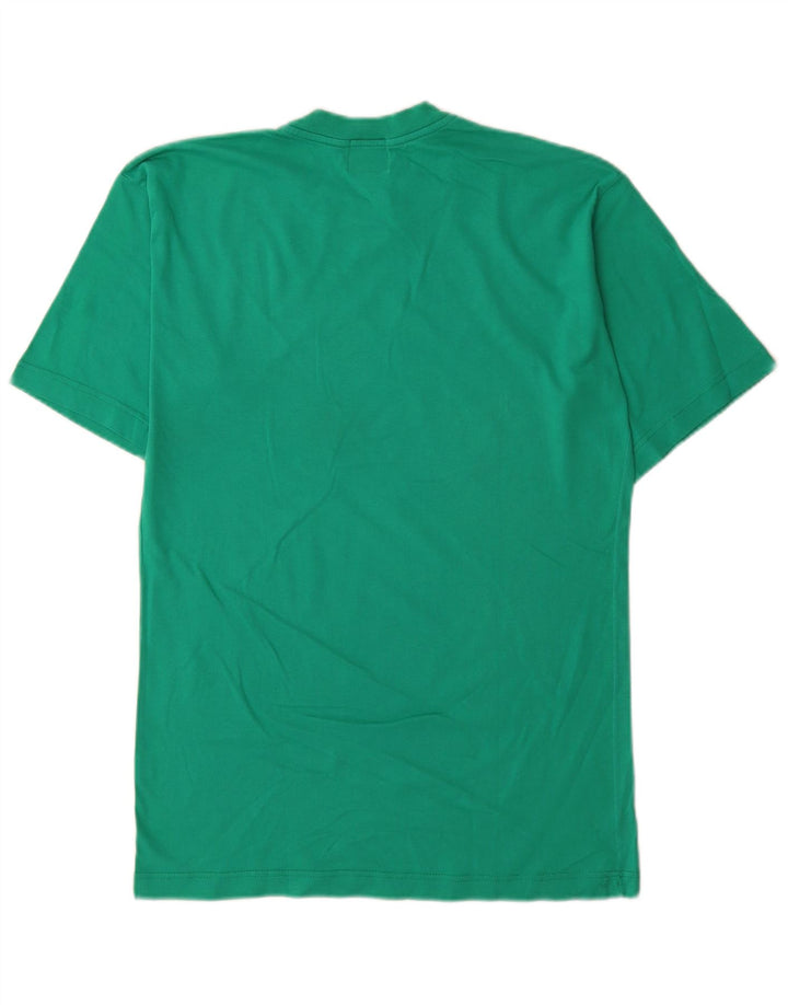 Męska koszulka z grafiką Trussardi Top, średnia, zielona bawełna