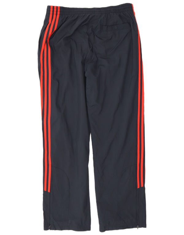 Męskie spodnie dresowe Adidas, średni granatowy poliester