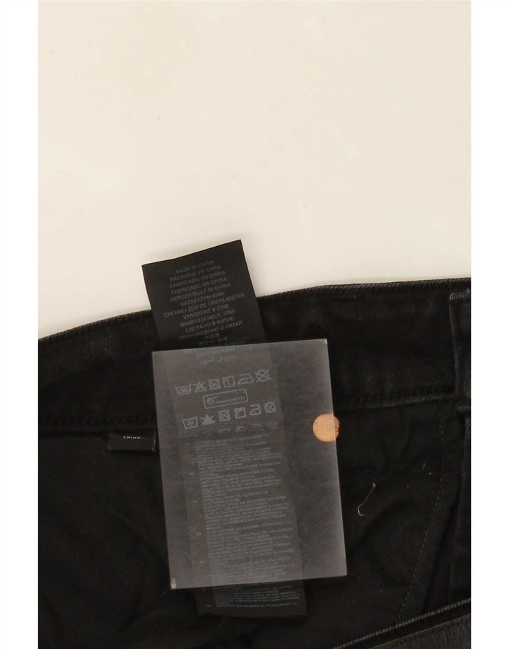 G-Star Męskie 3301 Slim Jeans W38 L34 Czarna bawełna