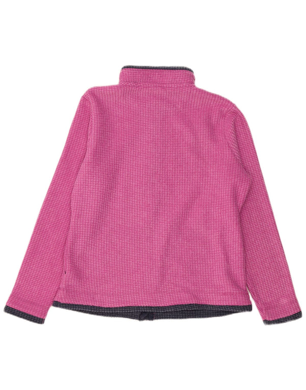 Damska kurtka polarowa Weird Fish UK 14, duża, fioletowa, poliestrowa