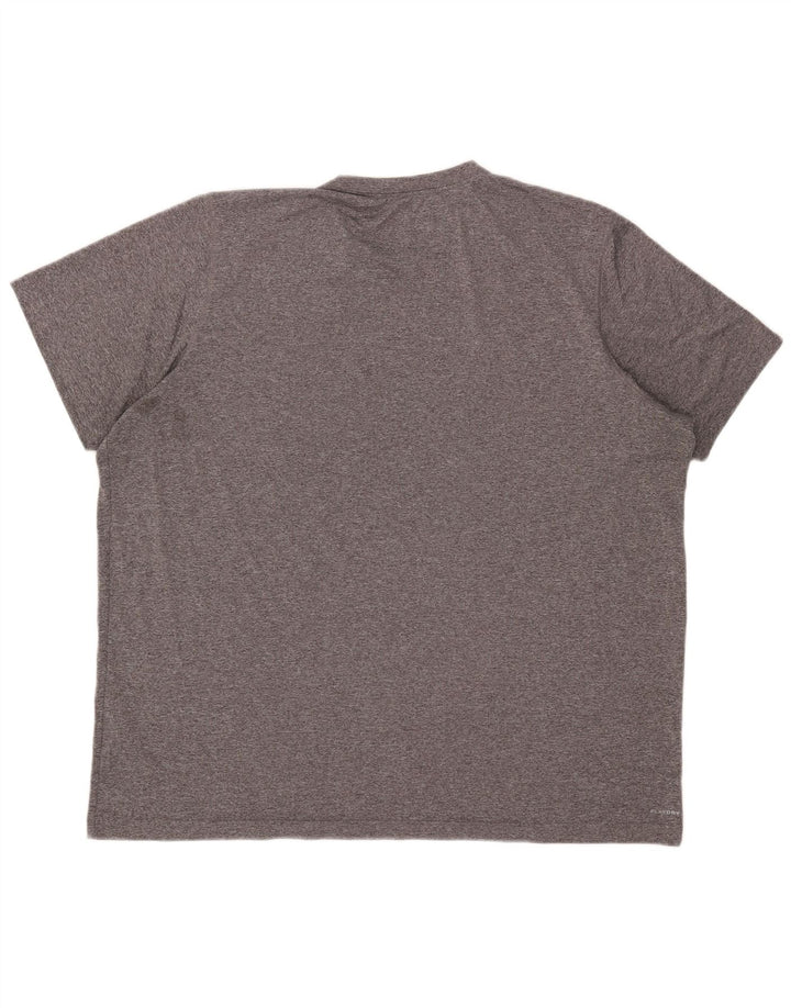 T-shirt męski Reebok Top 2XL, szary, nakrapiany poliester