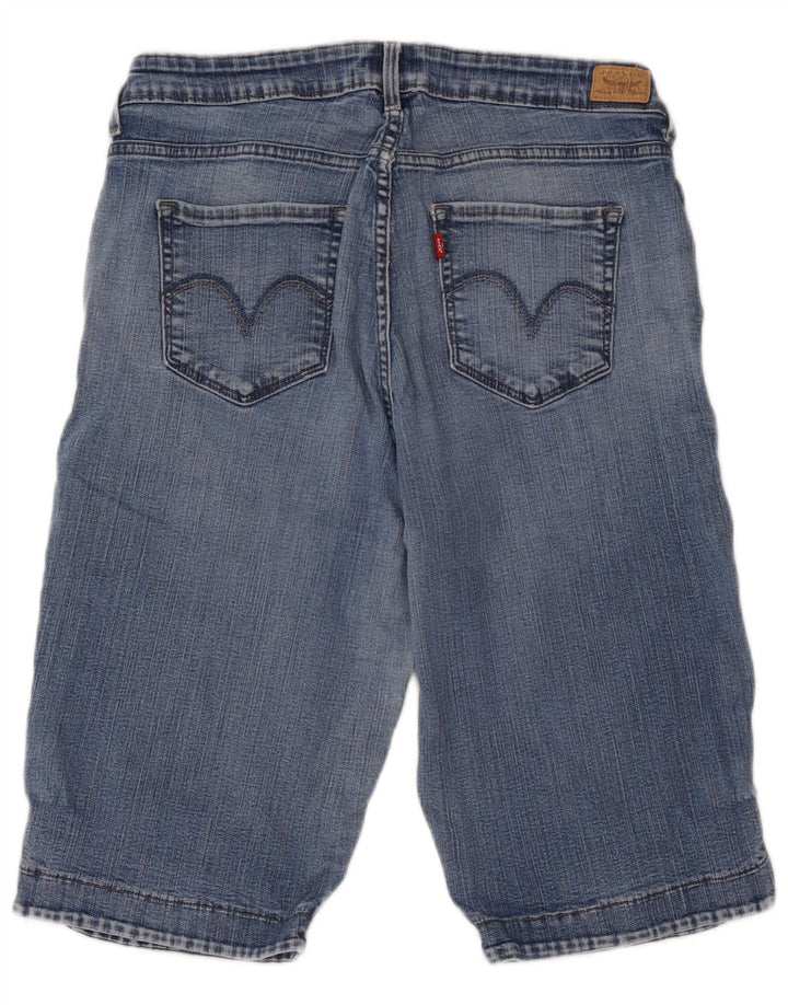 Damskie spodenki jeansowe Levi's 512 Slim Bermudy W34, duże niebieskie