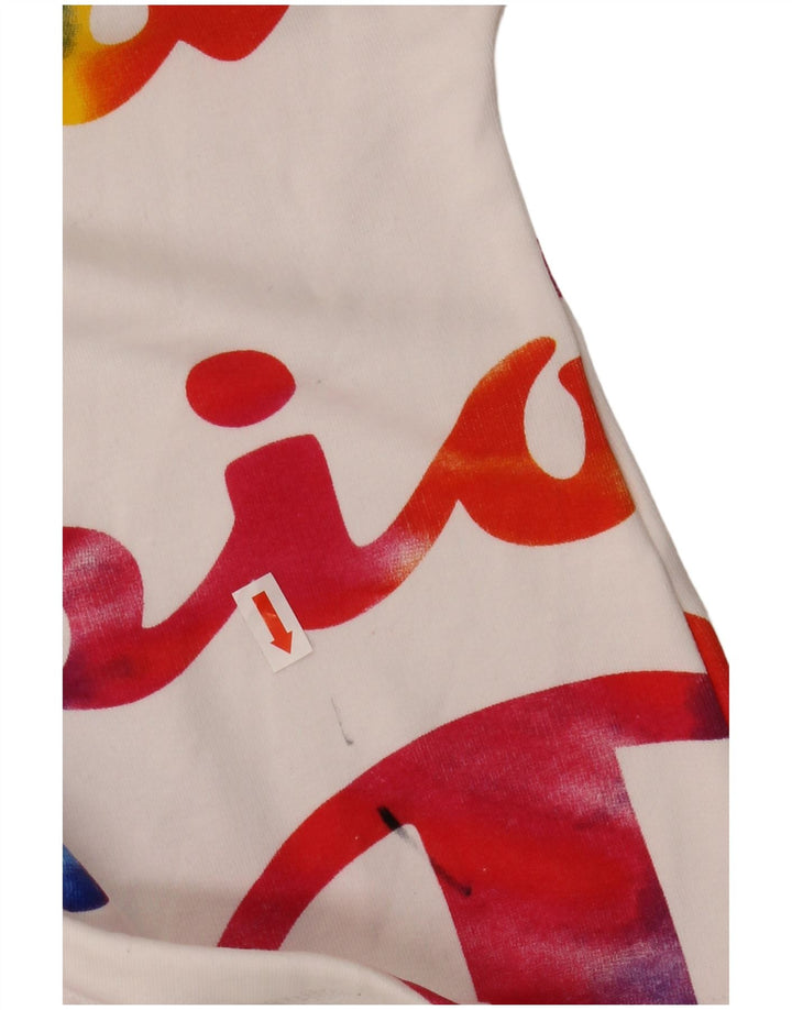 Damska bluza z grafiką typu oversize CHAMPION, UK 6 XS, biała