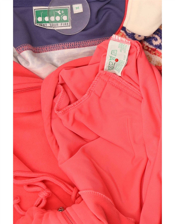 Damska bluza dresowa typu oversize Diadora UK 14 Średnioróżowa w kwiaty